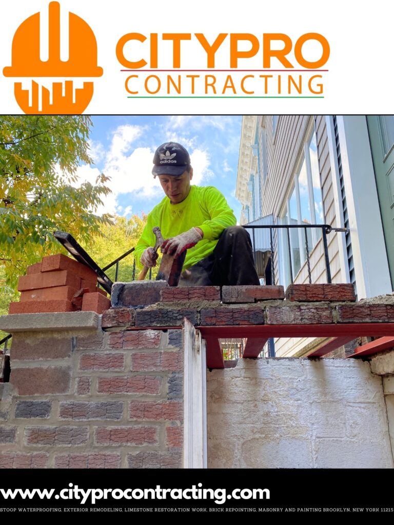 Brick-pointing-Repointing-Limestone-Restoration-Waterproofing-work-Brooklyn-New-York-768x1024